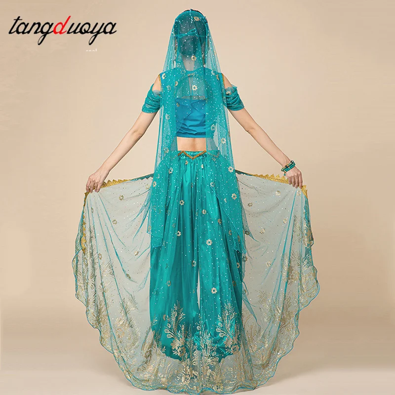 فستان الرقص الشرقي فساتين تنكرية هان وتانغ النمط الصيني كوس زي الفتيات الإناث ملابس الرقص الشرقي زي الهالوين