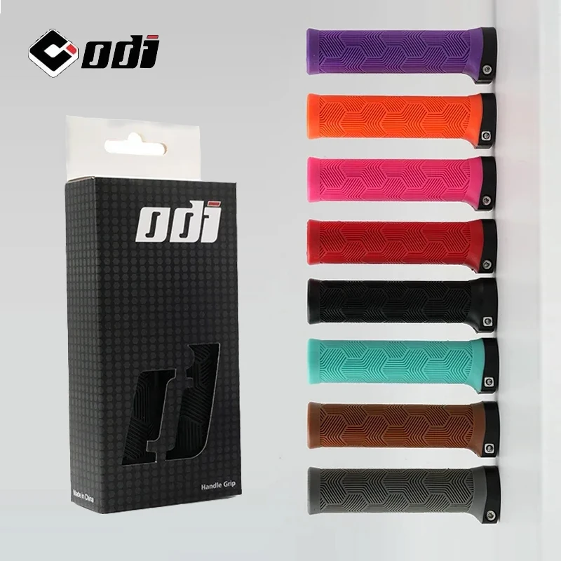 

MTB Bicycle Grips Rubber Handlebar Cover Comfortable Wing Shape Anti-slip Handle for Travel/Folding Bike22.2MM