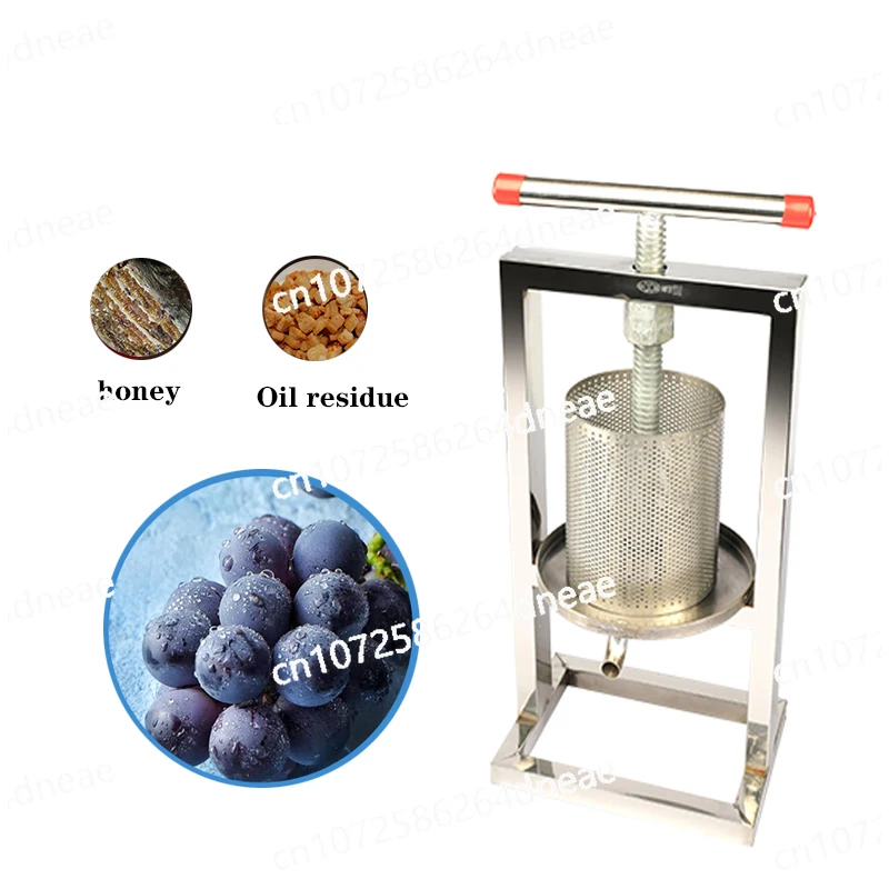 

Honey Squeezer Manual Household Wine Watermelon Tomato Juicer 304 Stainless Steel Oil Press Lemon Sugar Cane Pomace Separator