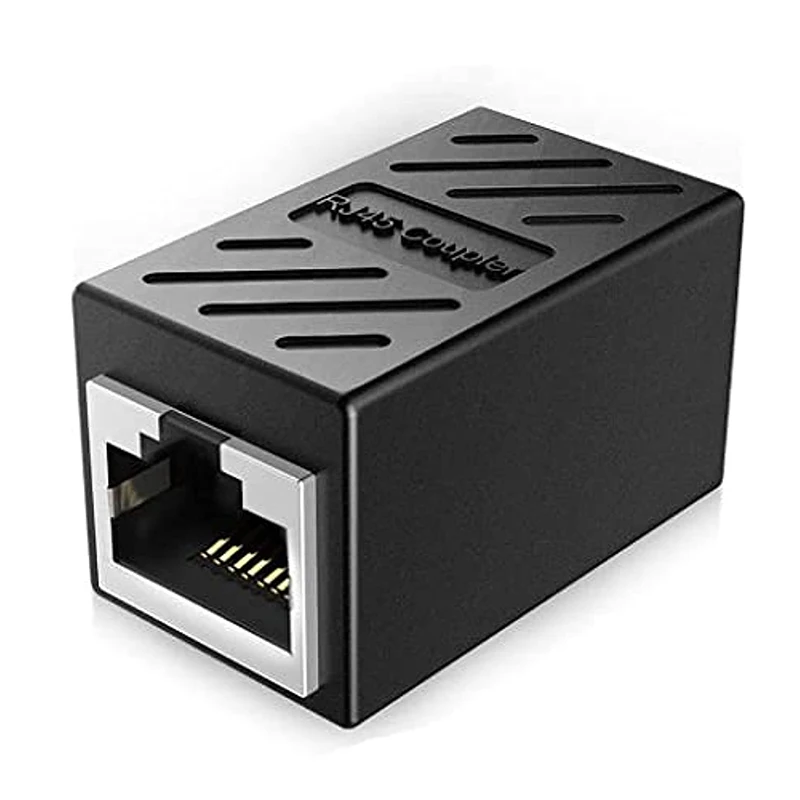 ZoeRax 2PCS Coupleur RJ45, Prolongateur Ethernet 1000Mbps, Adaptateur Ethernet Cat6A Cat6 Cat5e, Connecteur LAN
