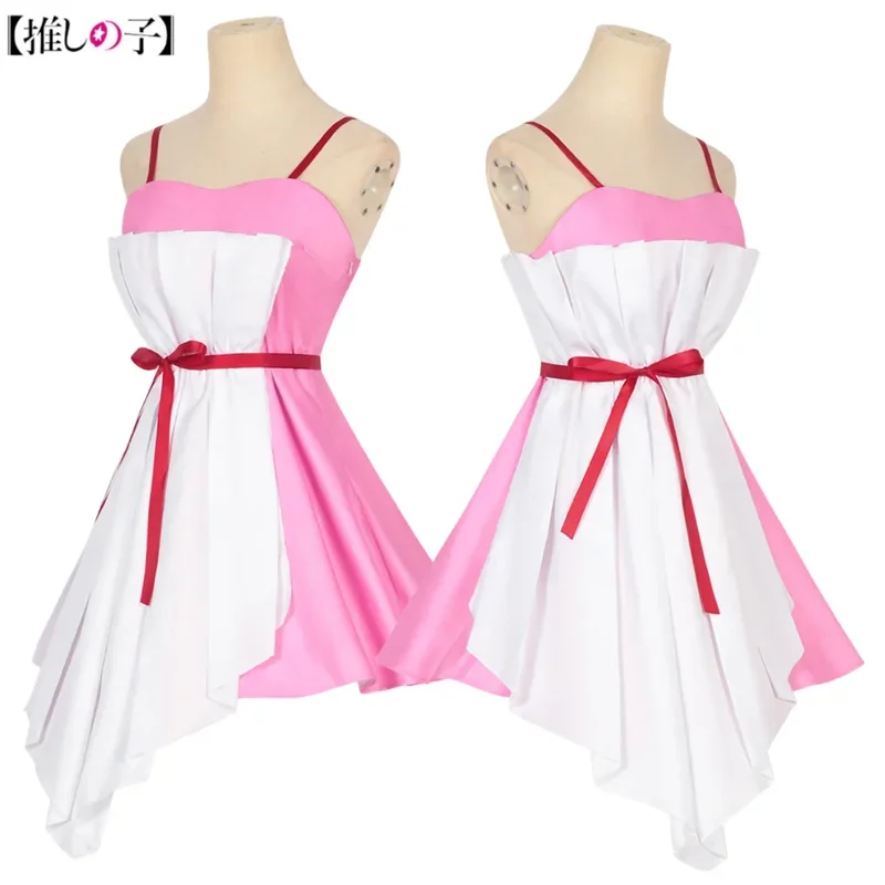 FC6Anime OSHI NO KO Hoshino Rubii Cosplay Costume Sling Evening Dress Skirt Woman Sexy Kawaii Carnival Masquerade Ball Suit@FC8！