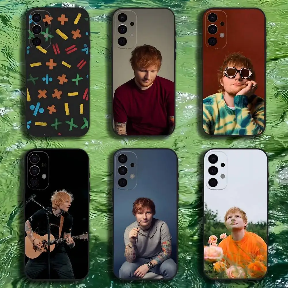 

Singer E-Ed Sheeran Phone Case For Samsung S25,S24,S21,S22,S23,S30,Ultra,S20,Plus,Fe,Lite,Note,10,9,5G Black Cover