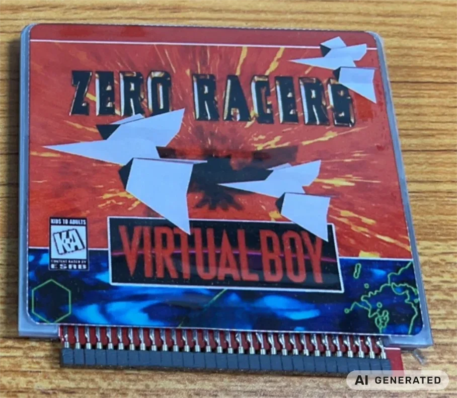 Zero Racers Virtual Boy Game Case with Shell