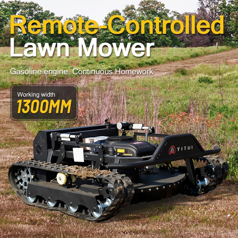 

New intelligent electric lawn mower remote control operating easily tracked 2026 lawn mower support customized