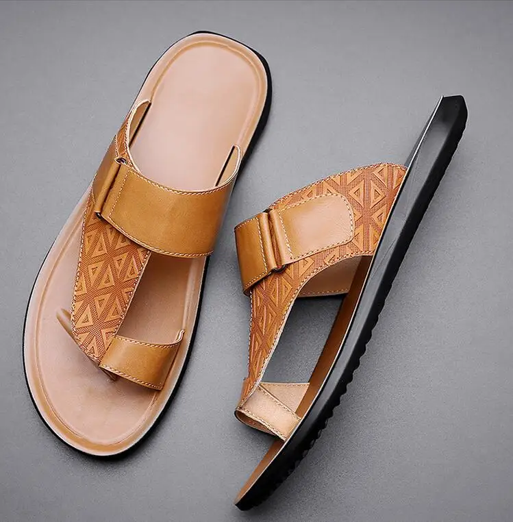 

2026 Men's Summer Soft Bottom Anti-Slip Comfortable Beach Shoes Outdoor Slippers Breathable Sandals for Casual Outdoor