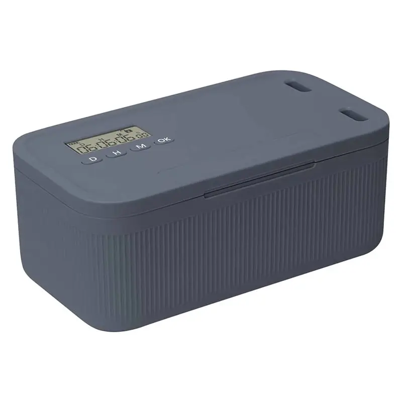 B24B Mobile Phone Password Box TIMER LOCK BOX Unplug From Phones Video Games Social Media Snacks