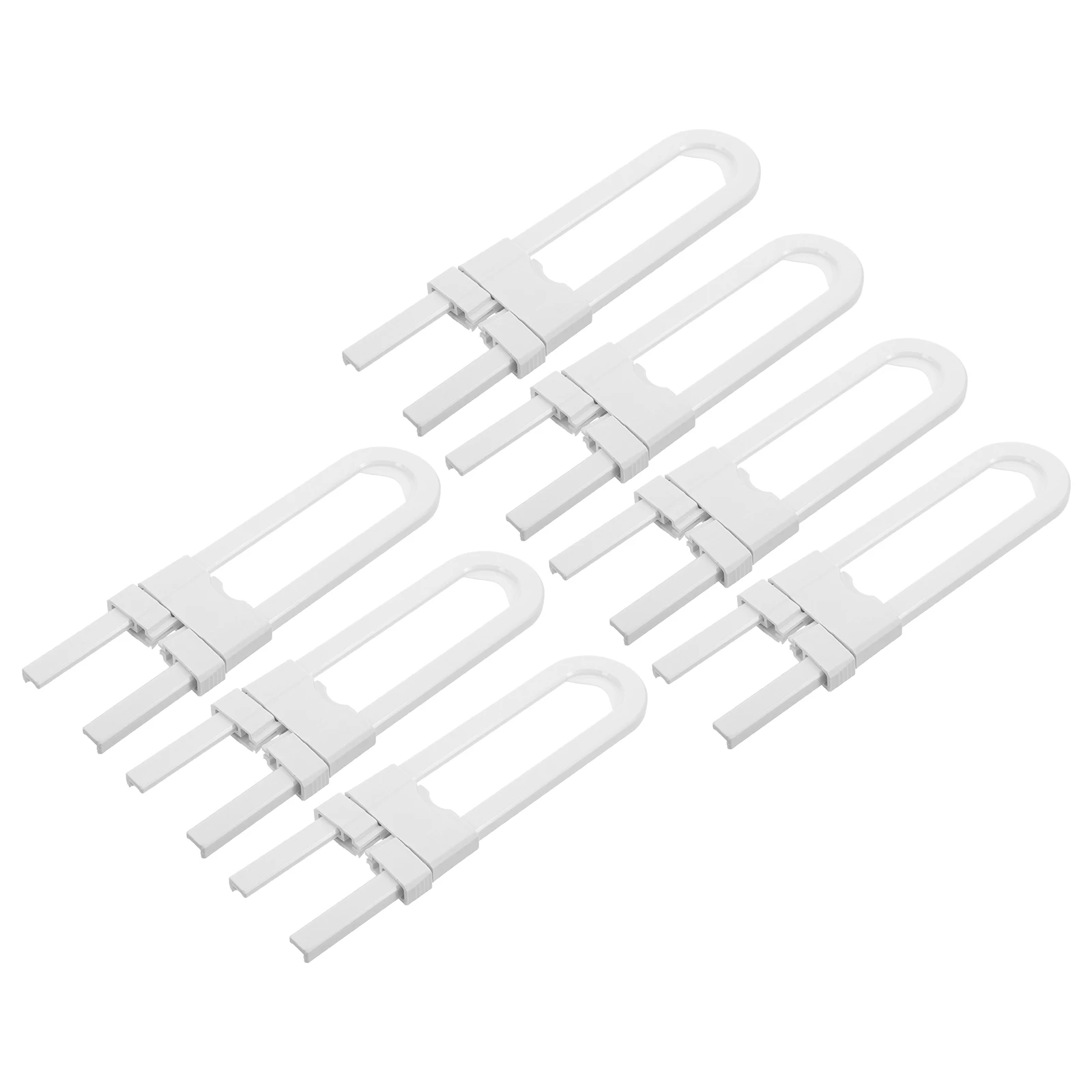 7pcs Safety U Shape Baby Proof For Cabinets Doors Drawers Refrigerators Durable Easy Install Resistant Guardchild Safety