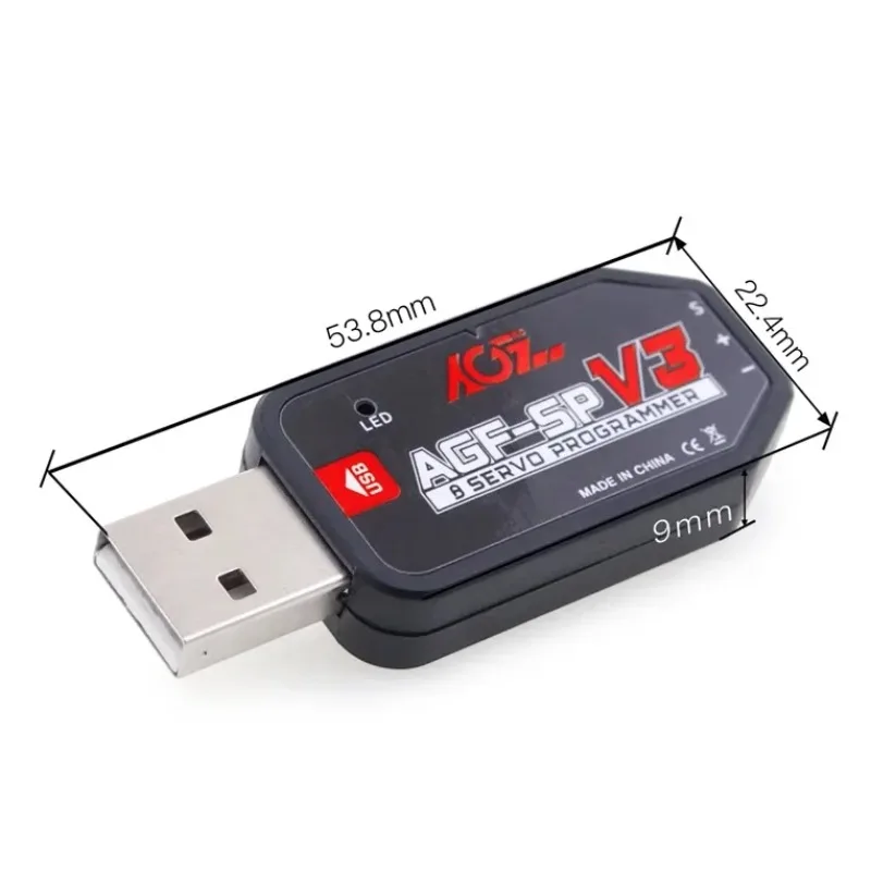AGF-SPV3 USB Servo program card Programmer for AGFRC Programmable Servo  AGF SERVOS function ASS icon mark