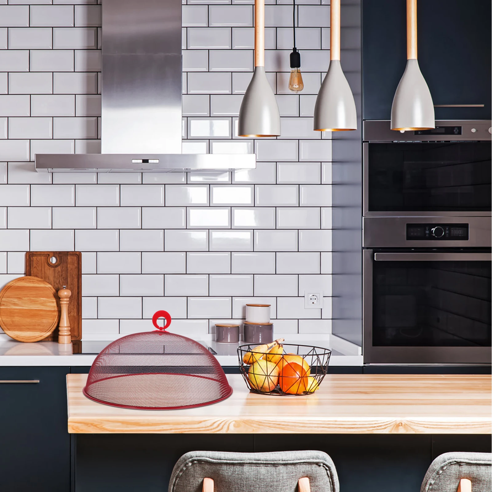 

Iron Food Covers Mesh Dome Outdoor Camping Metal Mesh Covers For Food Picnic Versatile Protective Kitchen Barware Storage