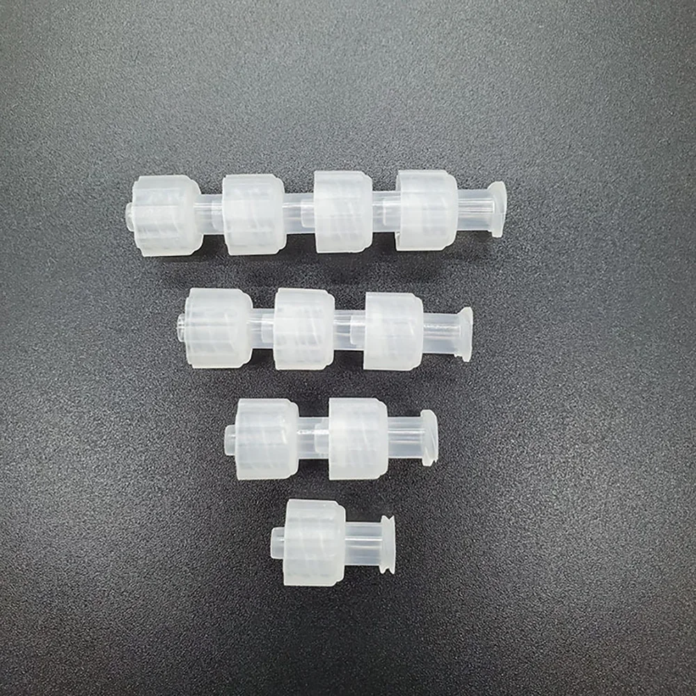 Luer Lock Adapter Syringe Air Valve Pipe Dispensing Glue Barrel Fitting PP Plastic Connector