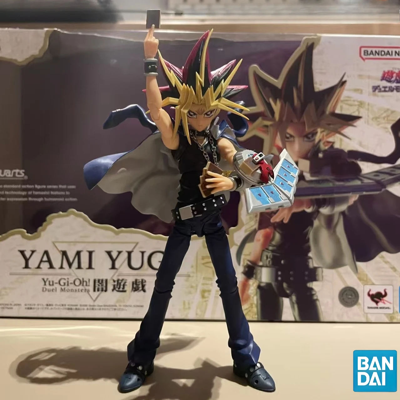 

In Stock Bandai S.H.Figuarts Yu-Gi-Oh! Duelist Kingdom Version Mutou Yugi Dark Yugi Articulated Figure Collectible Toy