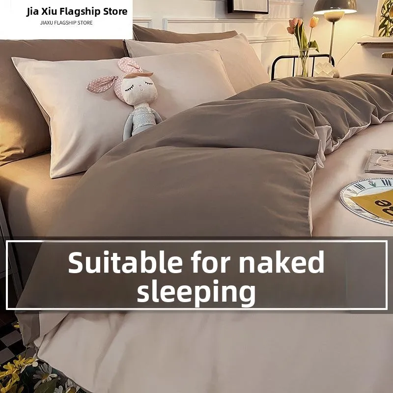 

Ins Sle Waed Cotton Floing Four-Piece Bedding Set Single Bed eet Cover Quilt Cover for Students Non-Cotton Pure Cotton