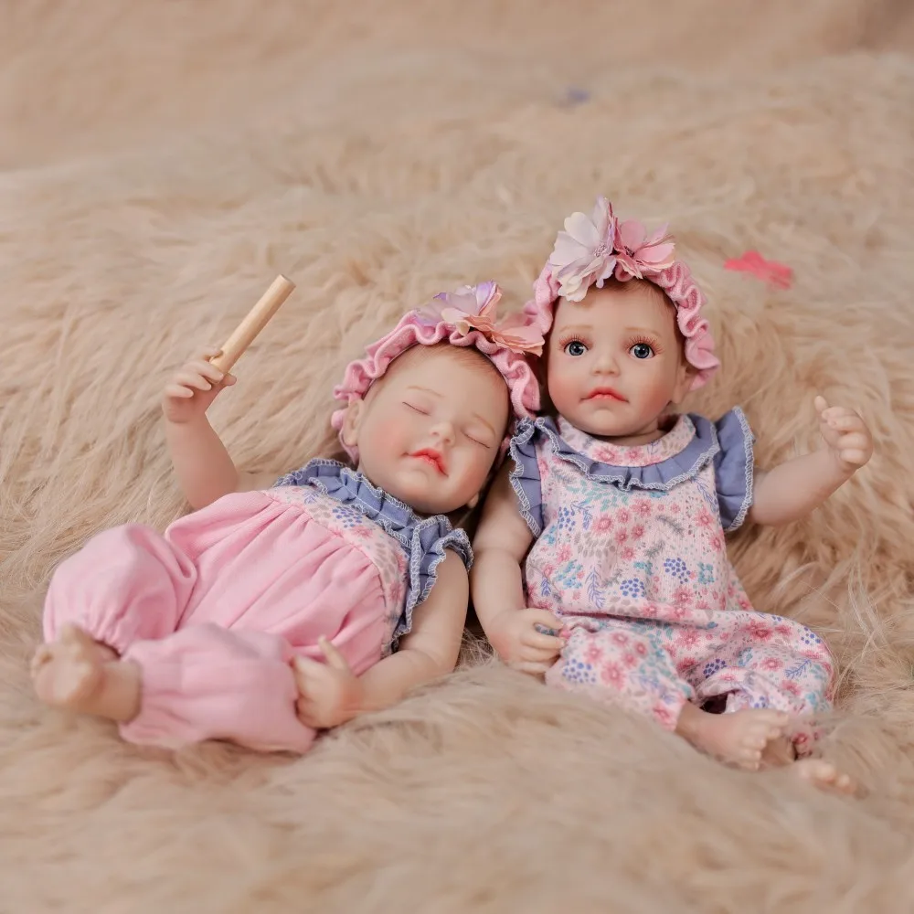 12 Inch Rebirth Doll Full Rubber Toy Children's Gift Items Rebirth Simulation Baby Doll