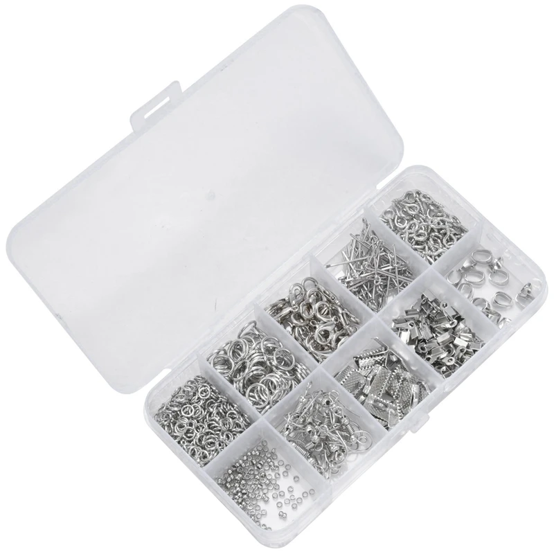 

Jewelry Findings Set Jewelry Making Kit Jewelry Findings Starter Kit Jewelry Beading Making And Repair Tools Kit Pliers Silver B