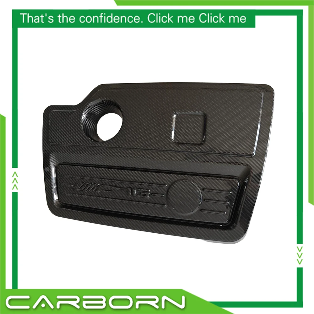 

Для Mercedes-Benz A45 CLA45 GLA45 2014-2018: Капот/крышка двигателя из 100% настоящего сухого карбона, глянцевый черный, с логотипом