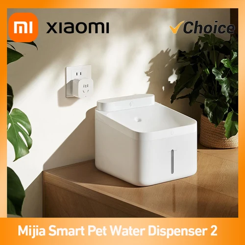 Imagen 1 del producto Xiaomi Mijia-dispensador de agua inteligente para mascotas, 2 bombas de agua inalámbricas, capacidad de 3L, detección automática, batería de larga duración