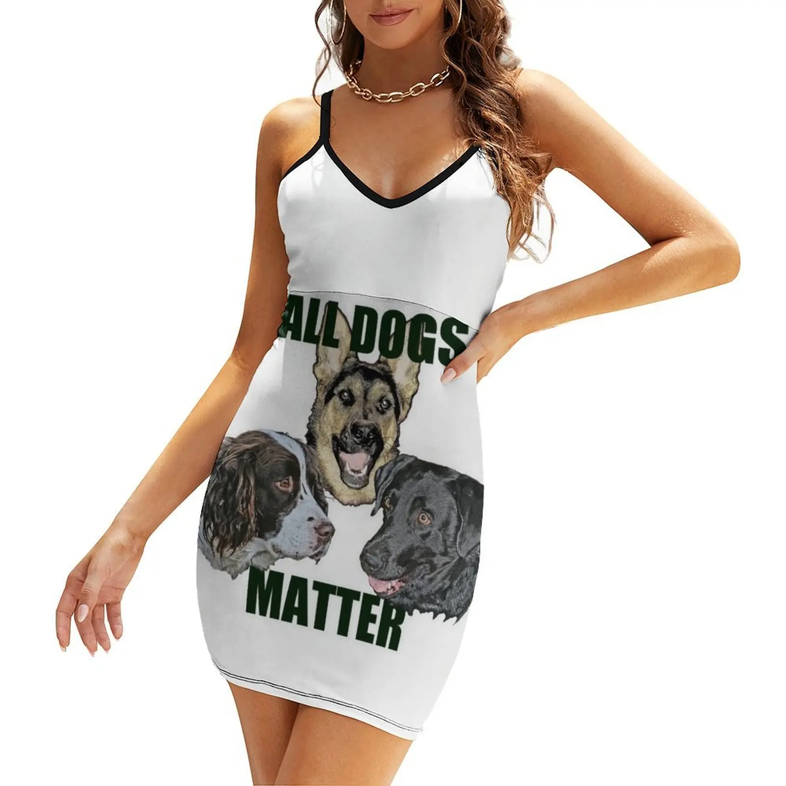 

All dogs matter Sling Dress dresses for womens 2025 elegant dresses plus sizes birthday dresses for women Women summer