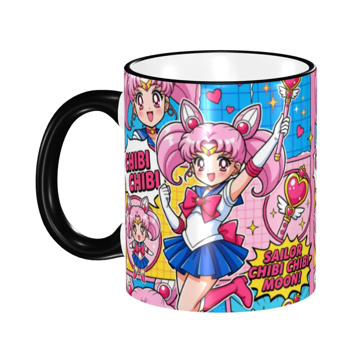 

Персонализированная керамическая кружка DIY S-Sailors Moons с винтажным принтом в стиле комиксов и мультфильмов, креативный подарок