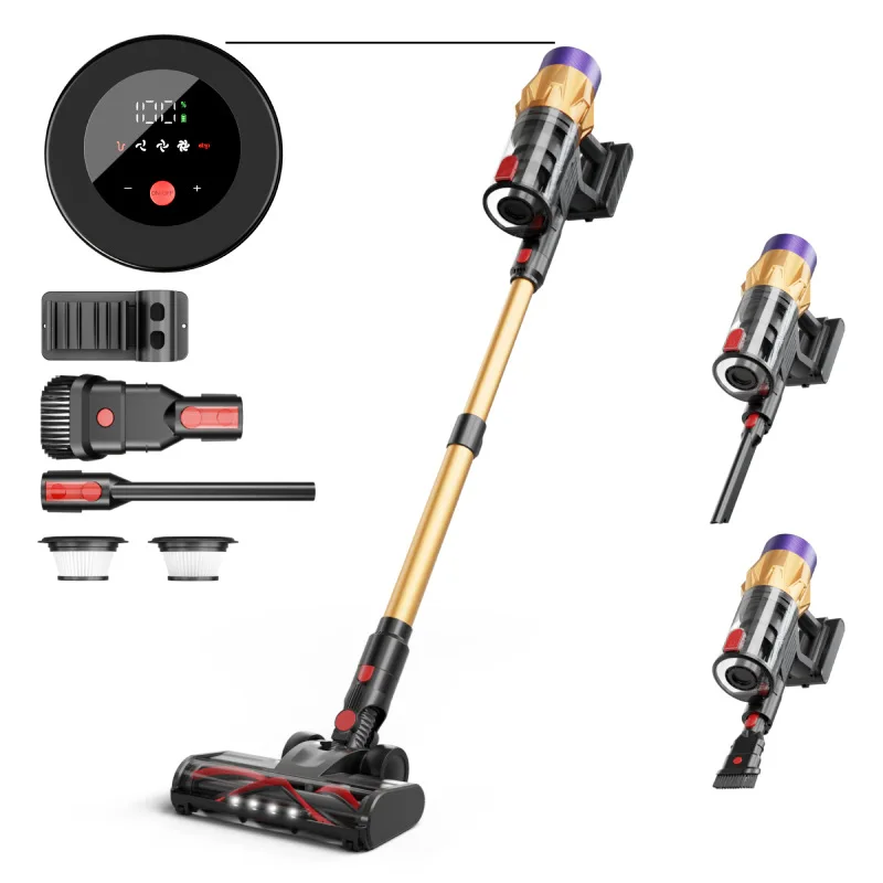 

2025 Best Cyclone Cordless Stick Handheld Bagless Vacuum Cleaner with HEPA Filtration Lithium-Ion Battery for Carpet Hard Floors
