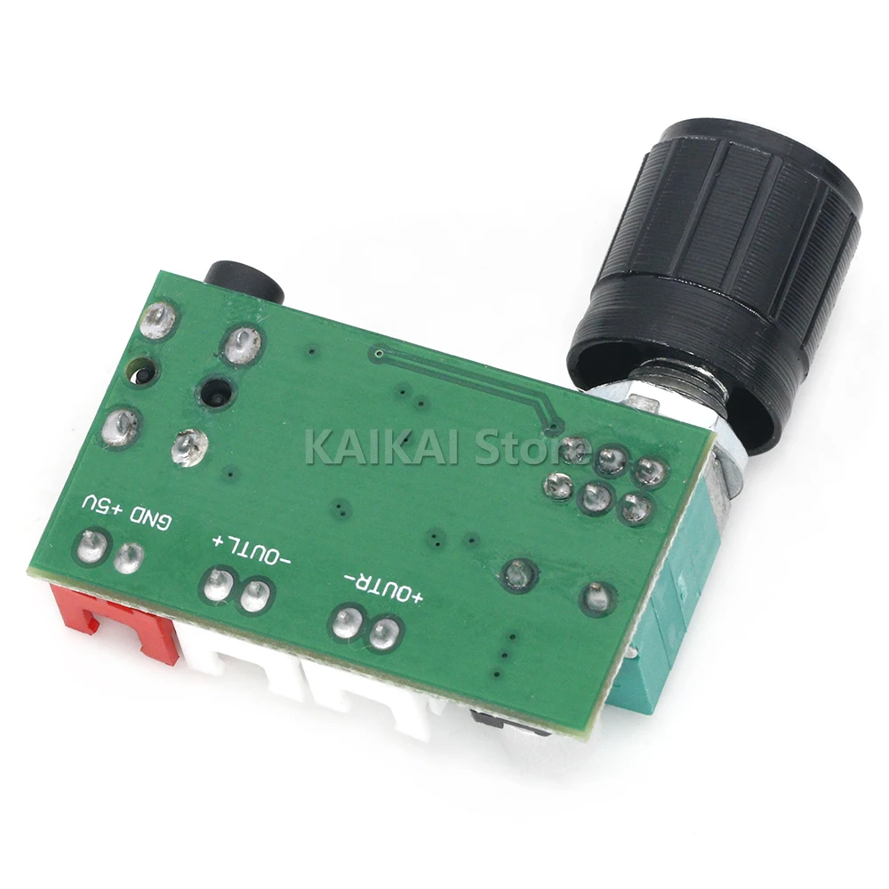 XH-A157 Digital Amplifier Board PAM8403 with Volume Knob Aux Input USB 5V Power Supply Dual 3W Output