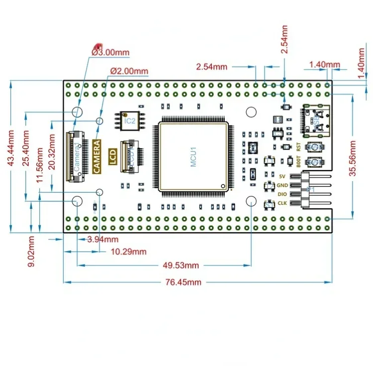 Le noyau de la carte de développement STM32H723ZGT6 remplace 407 système minimum, plus de 750, 743