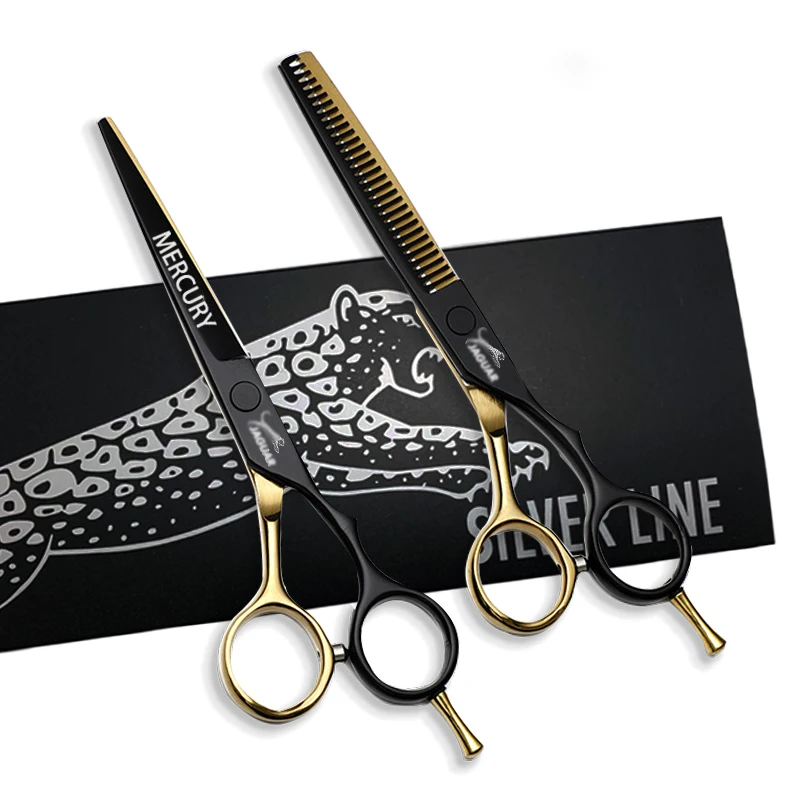 

5.5&6.0 Inch Hairdressing Scissors Cutting Thinning Set Hair Scissors Professional High Quality Barber Tools Shop Salons Shears