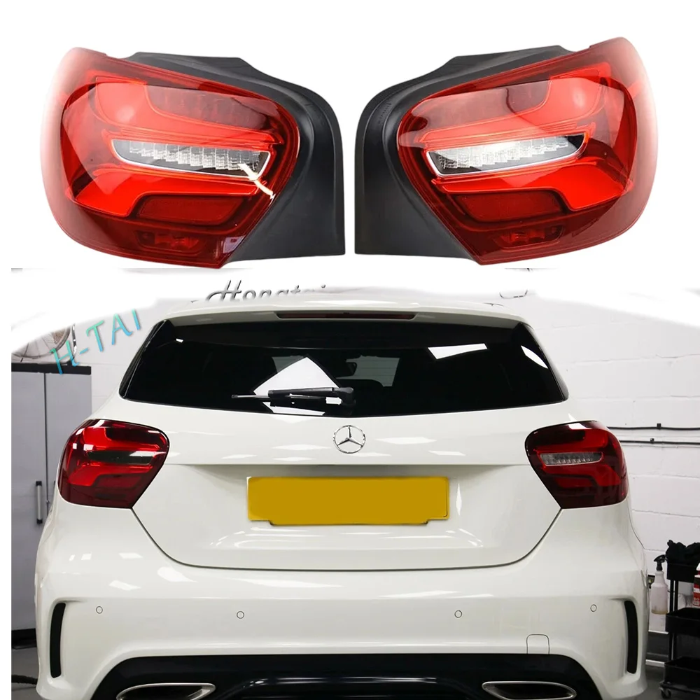 

Пара задних фонарей в сборе для Mercedes-Benz A-Class W176 2013-2014-2015-2018 гг., стоп-сигналы, фонари заднего хода, парковочные указатели поворота