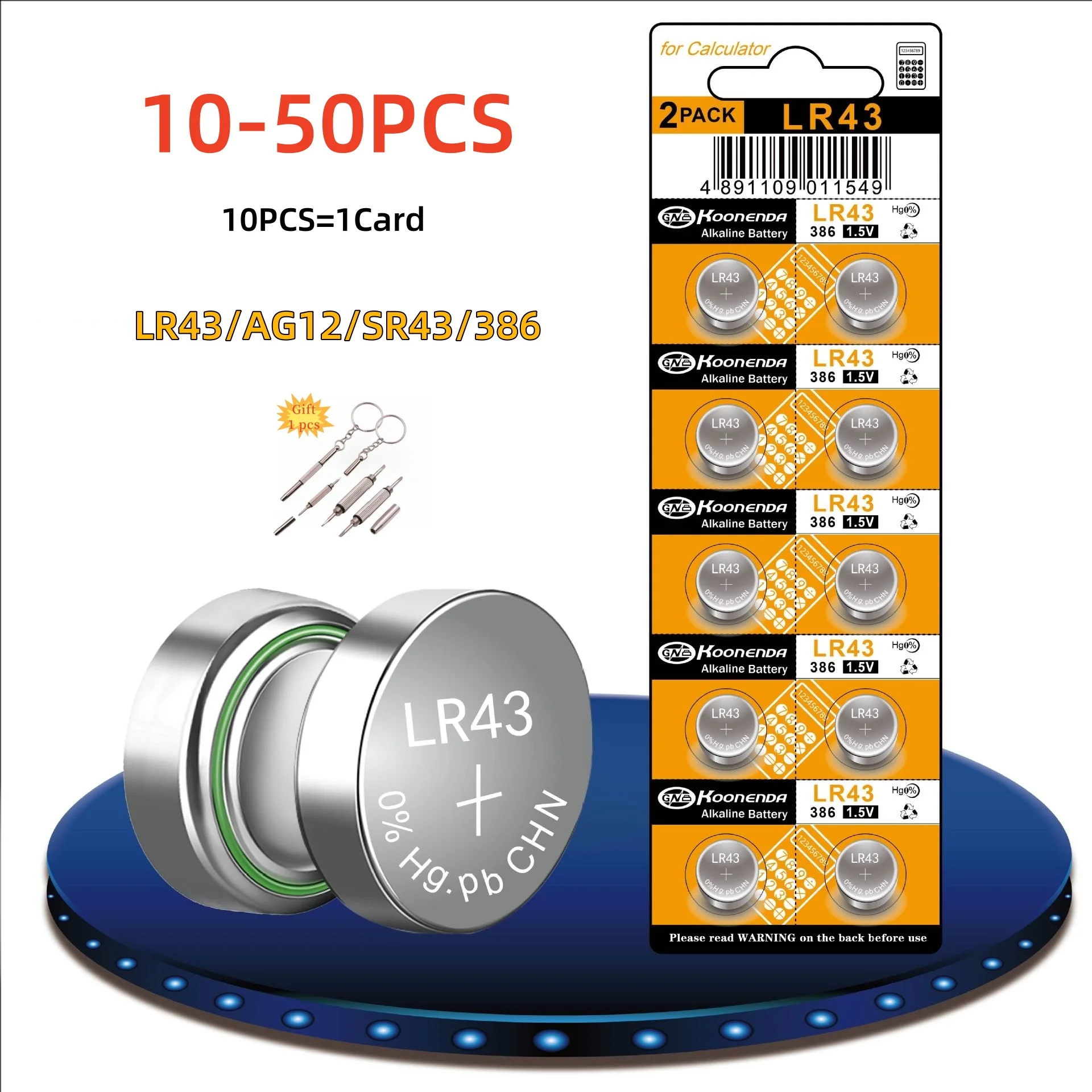 

10-50pcs LR44 Batteries AG13 L1154 357 Alkaline Battery 1.5V Button Coin Cell Battery for Watch Toys Calculator