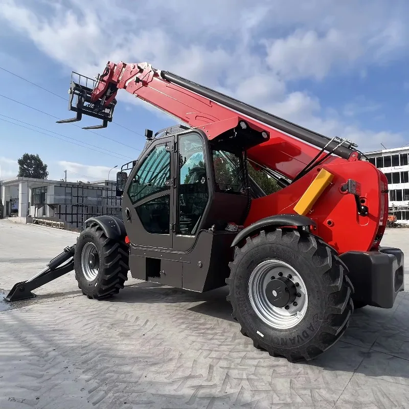 Customized New 2026 T4018 4X4 Mobile Diesel Telescopic Forklift Boom Loader Crane And Various With Hydraulic Cylinders