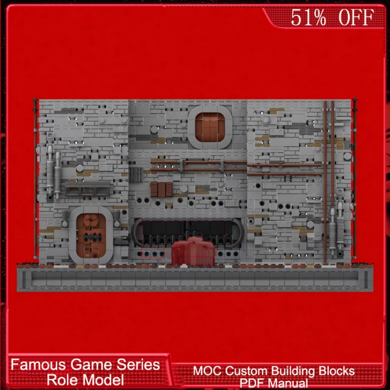 2251 PCS 컨스트럭션 프론티어 - 스트롱홀드 벙커 MOC 맞춤형 모듈식 빌딩 블록 창의적인 디자인 DIY 페스티벌 장난감 선물