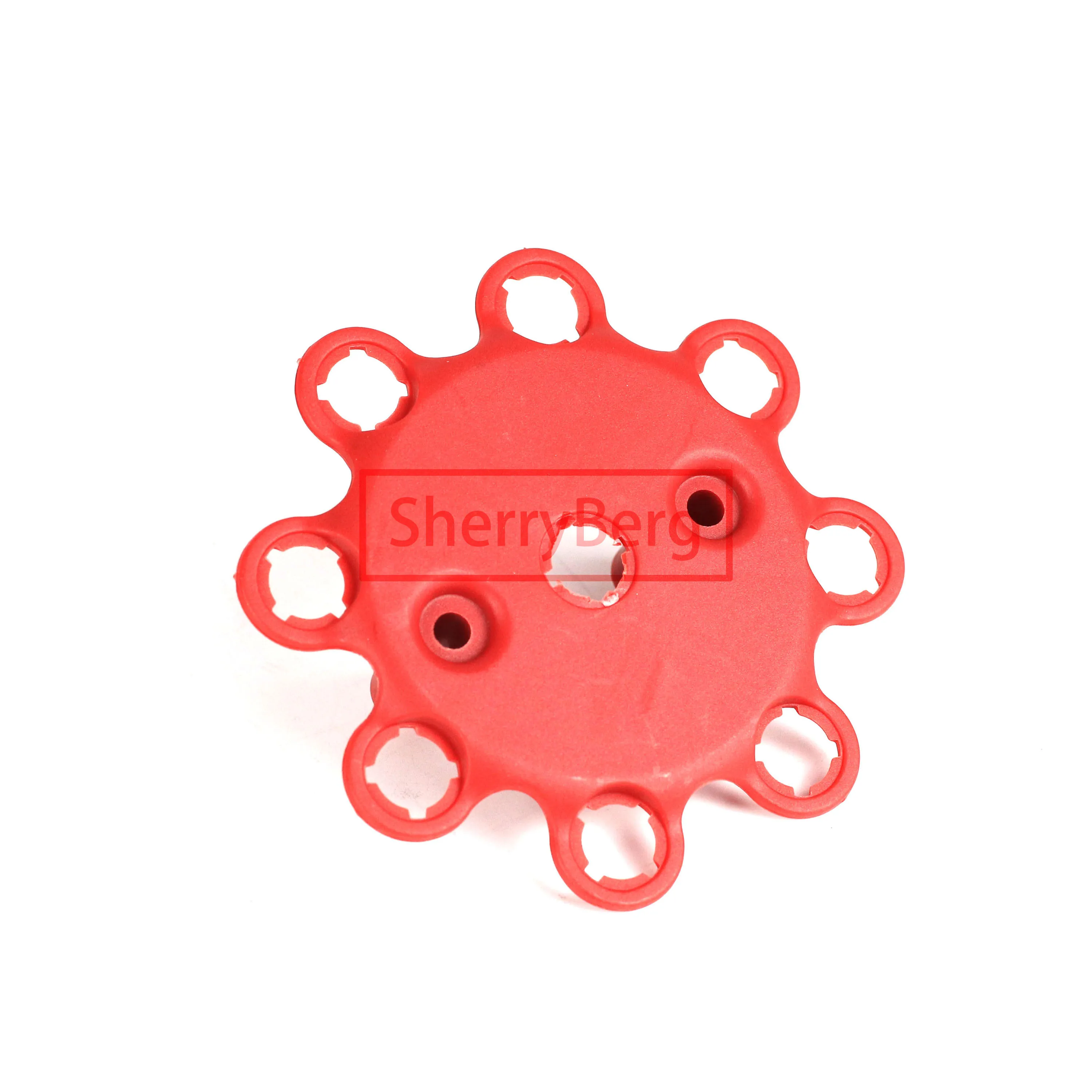 SherryBerg Complete ELECTRONIC DISTRIBUTOR for Chevrolet Chevy Small Big Block SBC BBC 350 383 400 396 454 Pro Billet Red Cap