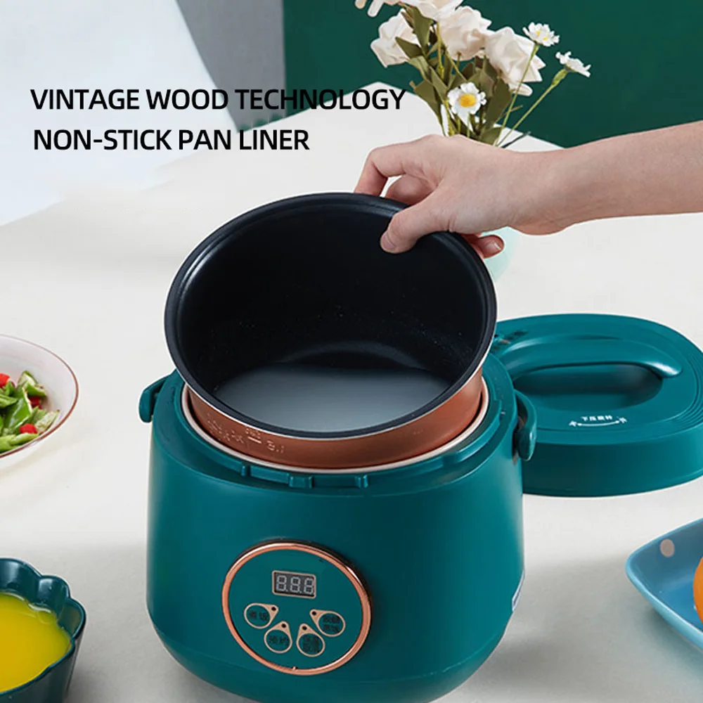 2l電気炊飯器,焦げ付き防止,家庭用,小型,インテリジェント調理器具