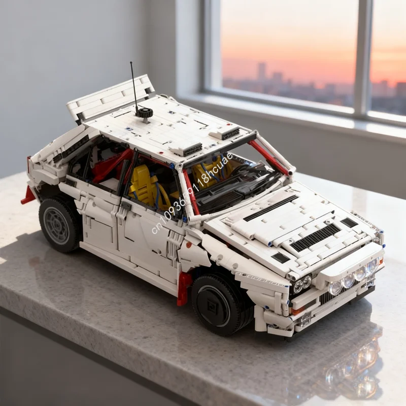 

4616 шт. MOC Lanciased Delta HF Integrale Martini, техническая модель, строительные игрушечные блоки, строительный рождественский подарок, образовательная идея