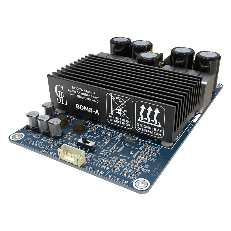 TPA3255 2x300W Fever HIFI Digital Power Amplifier Board, High Power 2.0 Channel, Stereo