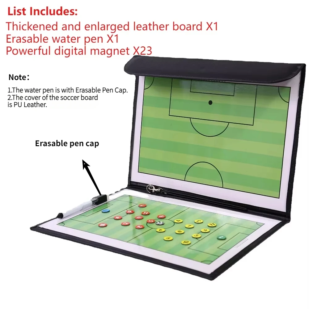 Soccer Tactics Board Football Coaching Training Strategy Teaching Magnet Master