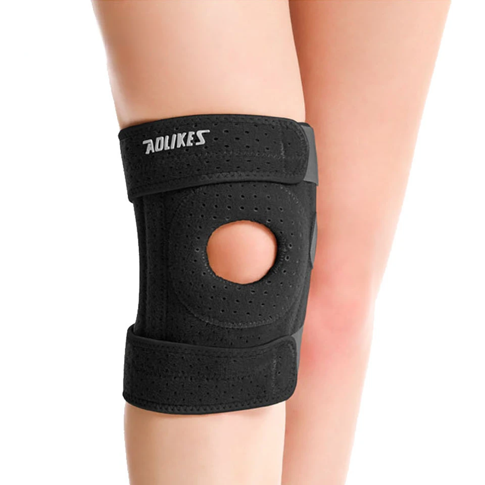 20230 Nieuwe 1-delige Verstelbare Kniebrace Voor Kniepijn Met Zijstabilisatorondersteuning Voor Dames En Patella-Gelpads Voor Blessureherstel