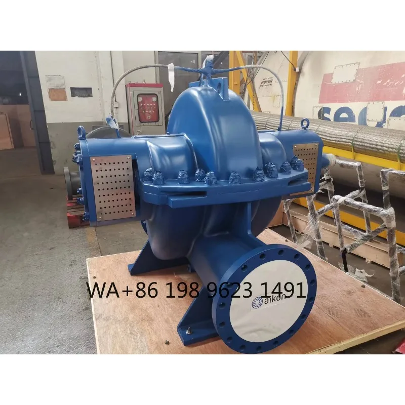 Large Flow Axial Split Case Double Suction Volute Centrifugal Pump Custom Industrial Water Transfer Equipment