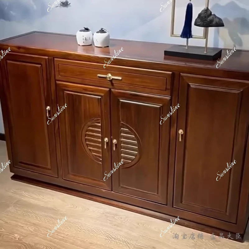 

Wall Home Restaurant Locker Solid Wood Entrance Cabinet
