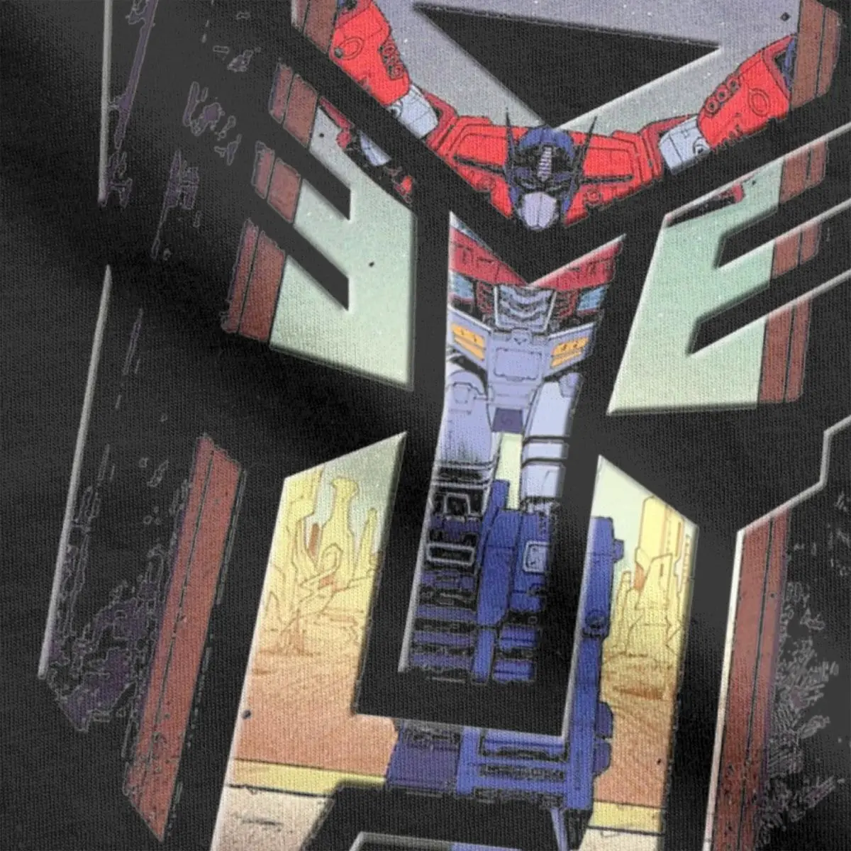 남녀공용 트랜스포머 티셔츠, 시원한 순면 티셔츠, 여름 의류, 액세서리