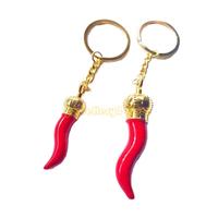 Chilli Pepper Keychain Ornament Keyring Pendant for Bag Backpack Handbag C9GF
