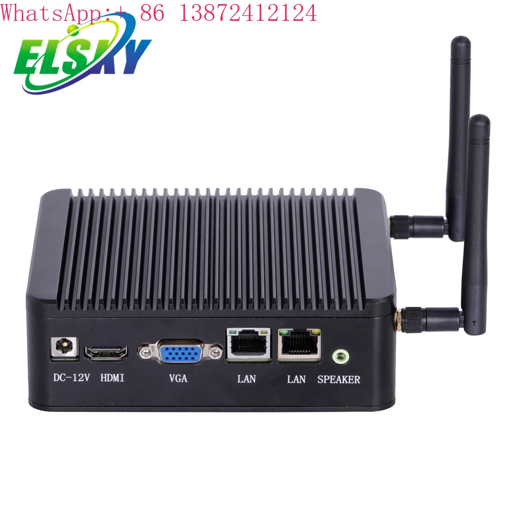 

New Stock J1900 Quad Core 2.0GHz NANO PC with 4GB DDR3 RAM and 128GB MSATA 4 USB 1COM/RS232 Fanless DC 12V ALC662 HD Audio