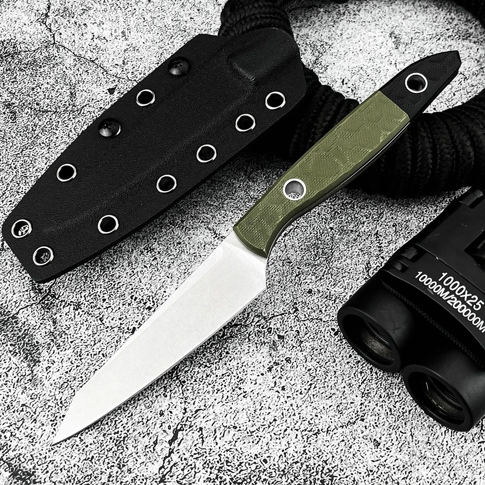 

Portable 9Cr13Mov Blade Peeling Knife 4045 Outdoor Straight Knife Vegetable Slicing Tool Multi-purpose Camping Jungle Adventure