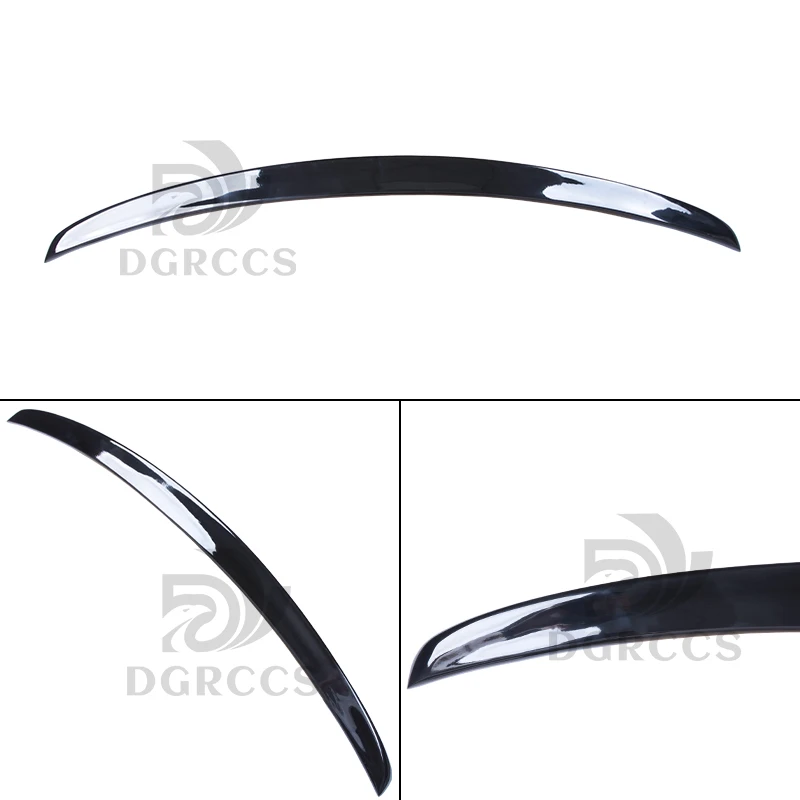 S estilo de fibra de carbono spoiler traseiro, preto lustroso tronco asa, Audi A5 S5 RS5 B9 4 portas Sportback 2016-2023