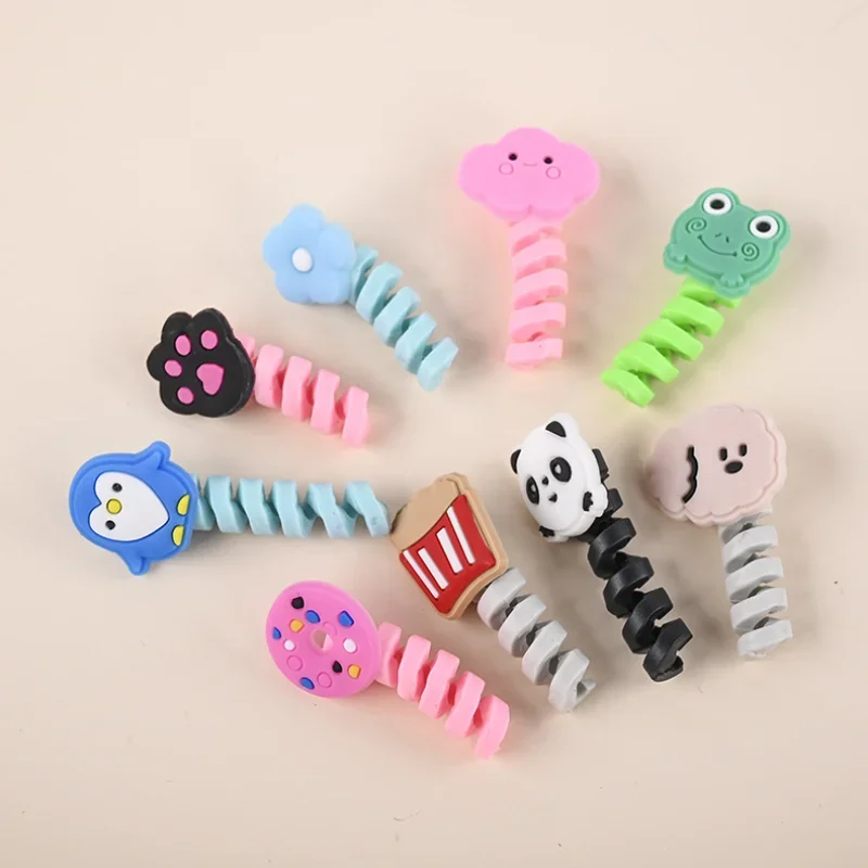 USB Charger Cable Protector Cute Cover Protect Case for Cable Earphone Cable Buddies Cellphone Organizador Cables Management