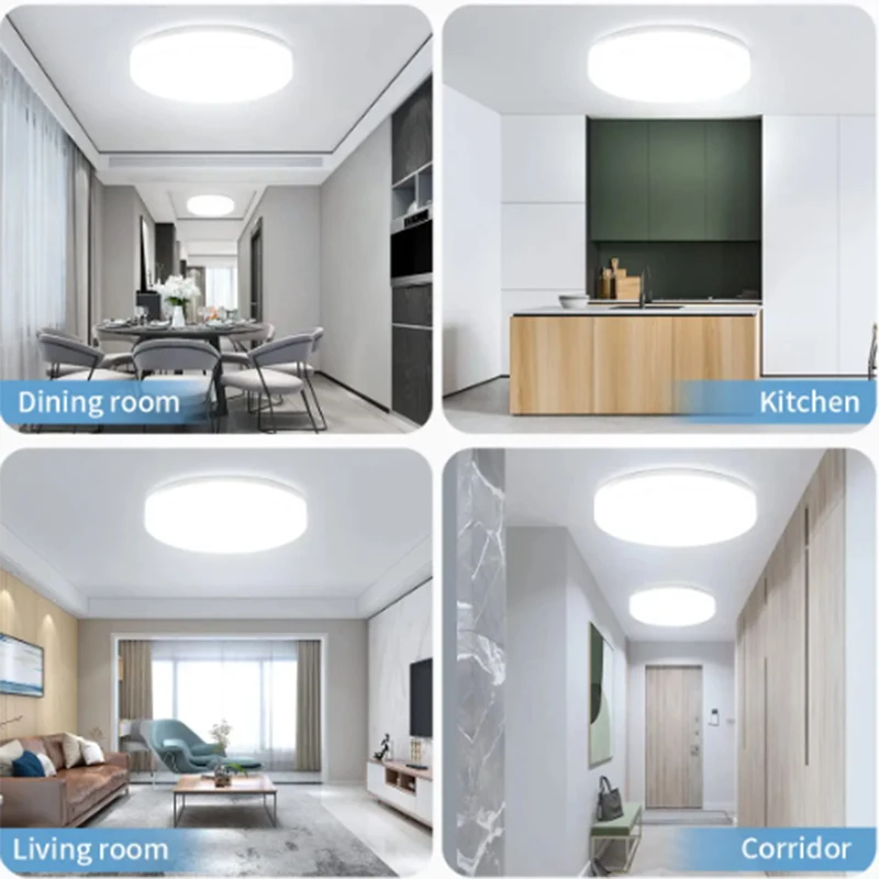 Household LED Modern Style Ultra Thin Ceiling Light Bedroom Livingroom Study Light chandelier AC 90-260V Dining Room Lighting image 4