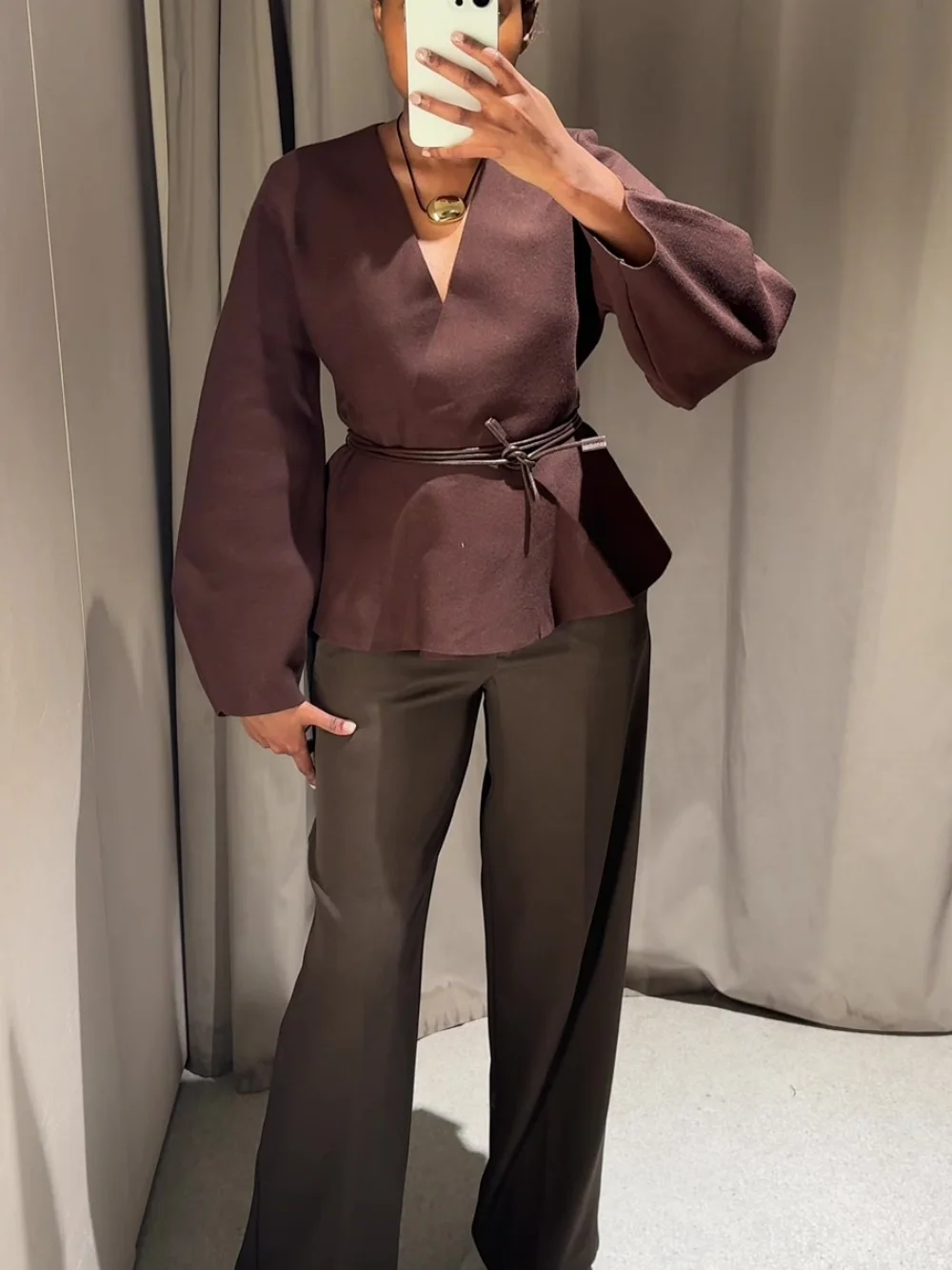 

Autumn New Fashion Solid Belt Cardigan Women Crochet Knitting Sweater Jacket Female Chic Long Sleeve V-Neck Warm Coat Chic Tops