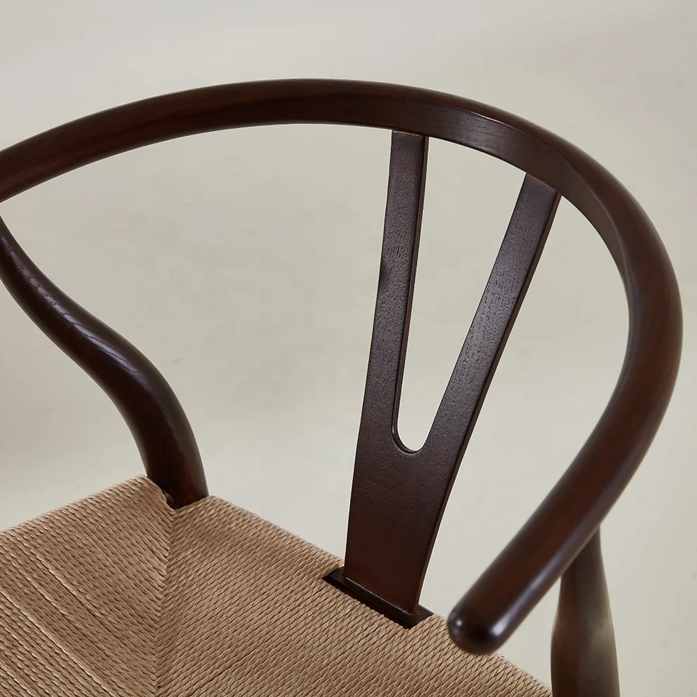 الشمال نمط منتصف القرن تصميم خمر مقهى الأثاث كراسي تناول الطعام الخشب الصلب الروطان