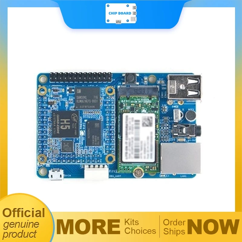 Mini shield extension board for NanoPi NEO Core and Core2 providing functional expansion and SSD storage support