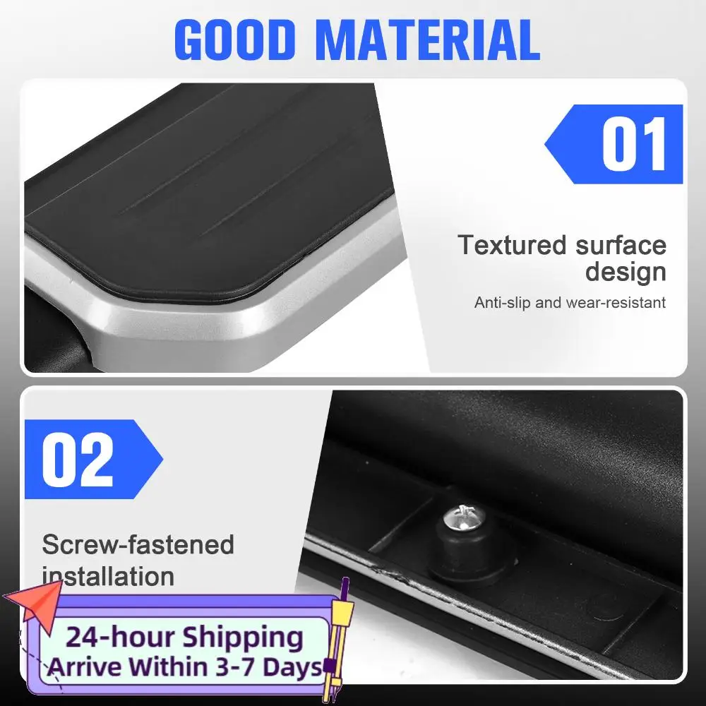 

For 2020-2024 Land Rover Defender Pickup Truck Side Steps High Load-Bearing Side Rail Running Board Auto Repairing Accessories
