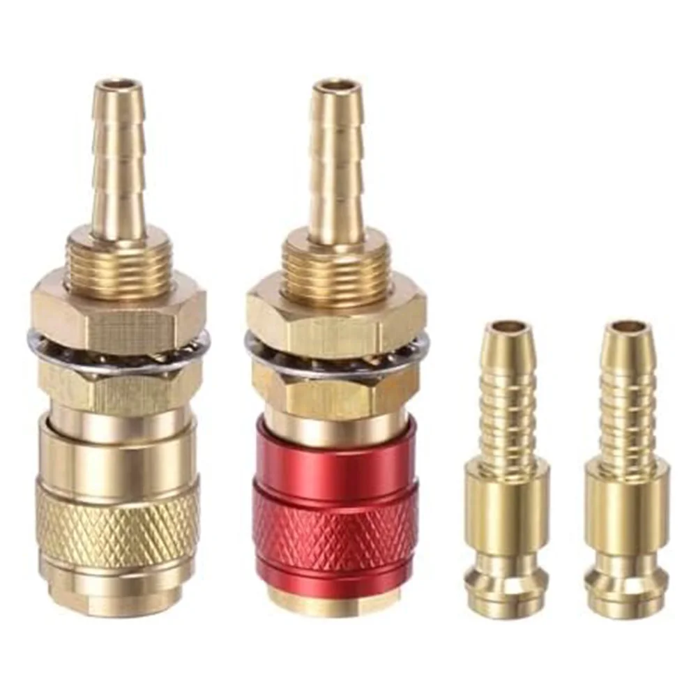 Quick Connect Gas and Water Connector for Tubes Inner Diameter 8mm Suitable for Welding Machines Models 12 18 20 27